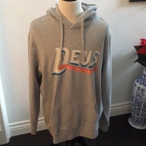 Deus ex Machina “Sweep Hoodie” gray hoodie
